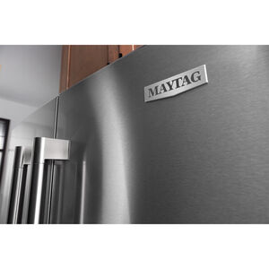 Maytag 36 in. 25.2 cu. ft. French Door Refrigerator with Internal Water Dispenser - Fingerprint Resistant Stainless Steel, , hires