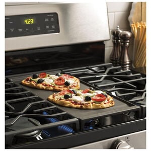 GE 30 in. 5 cu. ft. Gas Range with 5 Sealed Burners & Griddle - Stainless Steel, Stainless Steel, hires