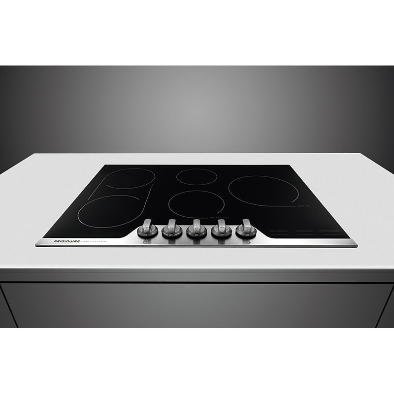 Frigidaire Professional 30 in. Electric Cooktop with 5 Smoothtop Burners - Stainless Steel, , hires