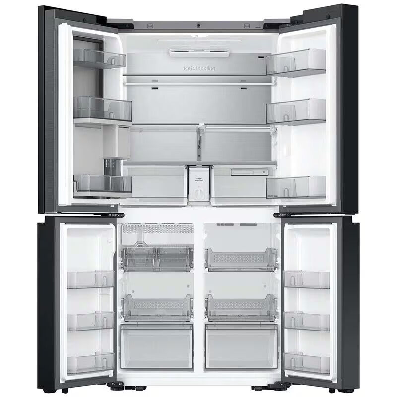 Samsung Bespoke 36 in. 28.6 cu. ft. Smart 4-Door French Door Refrigerator with Internal Water Dispenser - Fingerprint Resistant Stainless, Fingerprint Resistant Stainless, hires