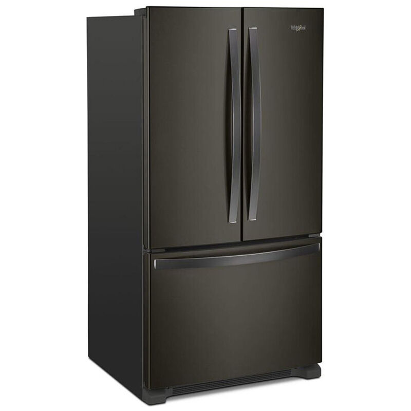 Whirlpool 36 in. 25.2 cu. ft. French Door Refrigerator with Internal Water Dispenser- Black Stainless Steel, Black Stainless Steel, hires
