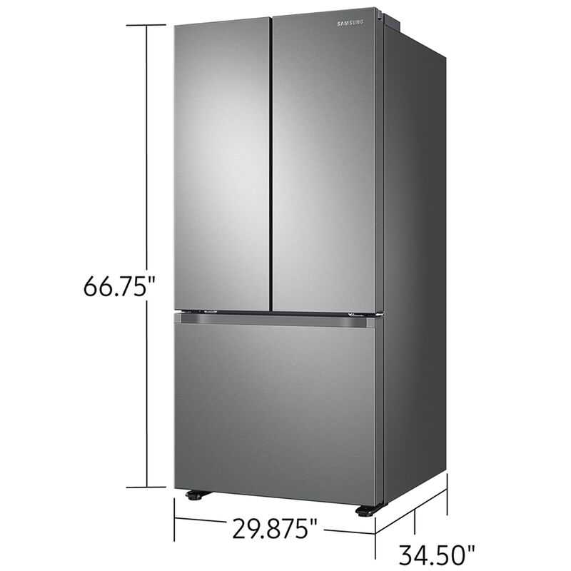 Samsung 30 in. 22.1 cu. ft. Smart French Door Refrigerator with Ice Maker - Fingerprint Resistant Stainless Steel, , hires