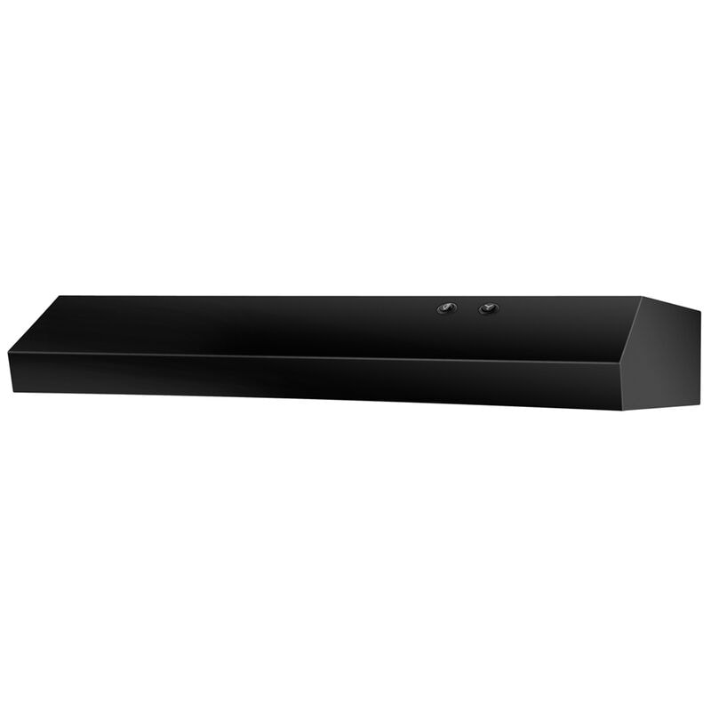 Frigidaire 30 in. Convertible Standard Style Range Hood with 230 CFM, 2 Fan Speeds & 1 Incandescent Light - Black, , hires