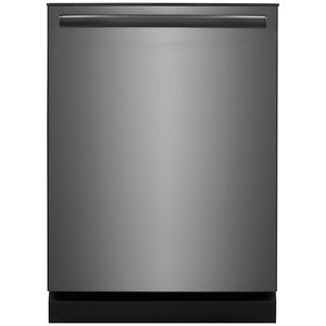 Frigidaire Gallery 24 in. Top Control Dishwasher with 52 dBa Sound Level - Black Stainless, Black Stainless, hires