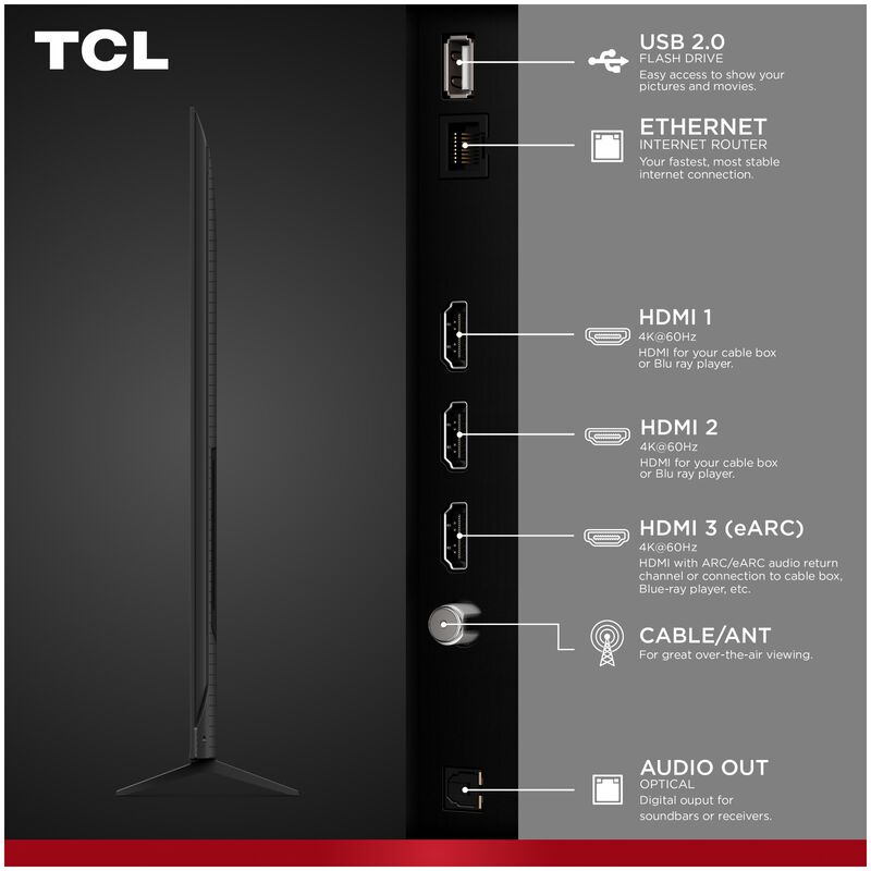 TCL - 85" Class M7L Mini-LED 4K UHD Smart Roku TV, , hires