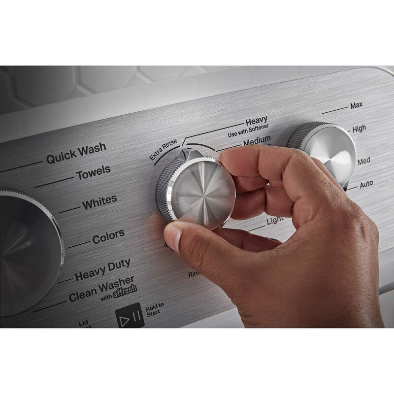 Maytag 27.75 in. 4.8 cu. ft. Top Load Washer with Extra Power Button - White, , hires