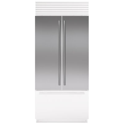 Sub-Zero Classic Series French Door Panel with Pro Handle - Stainless Steel | 9037592