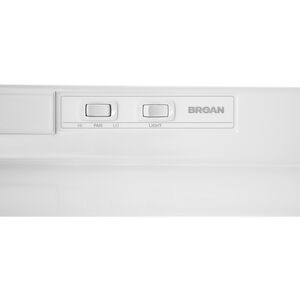 Broan F40000 Series 24 in. Standard Style Range Hood with 2 Speed Settings, 230 CFM & 1 Incandescent Light - White, , hires