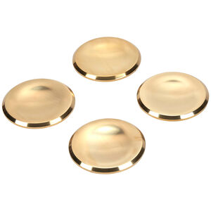 Jennair Set of 4 Large Brass Burner Caps for Ranges, , hires