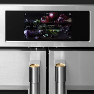 Monogram Statement Series 30 in. 5 cu. ft. Smart Electric Single Wall Oven with True European Convection - Stainless Steel, , hires