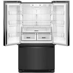 Whirlpool 36 in. 25.2 cu. ft. French Door Refrigerator with Internal Water Dispenser - Black, Black, hires