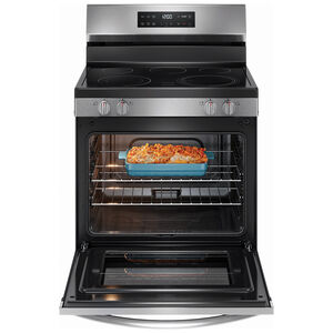 Frigidaire 30 in. 5.3 cu. ft. Electric Range with Smoothtop Burners - Stainless Steel, , hires