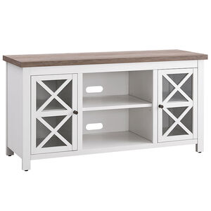 Hudson & Canal Colton TV Stand - White And Gray Oak, , hires