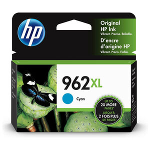 HP 962XL Cyan Ink Cartridge, , hires