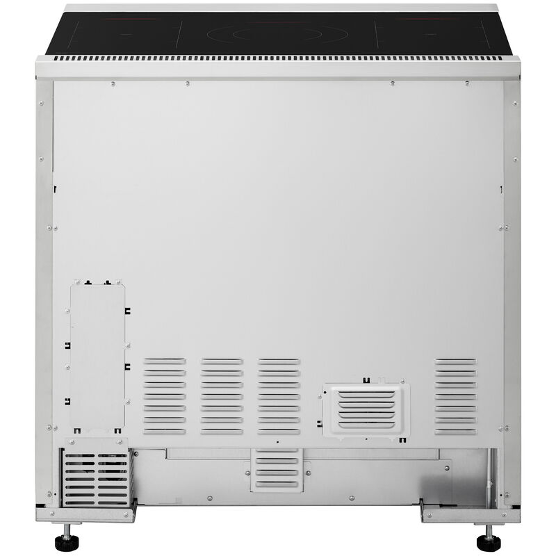 SKS 36 in. 6.3 cu. ft. Smart Air-Fry Standard Convection Steam Electric Range with 5 Induction Burners - Stainless Steel, , hires