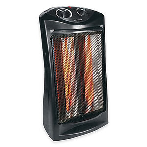 Comfort Zone 1500W Radiant Quartz Heat Electric Heater, , hires