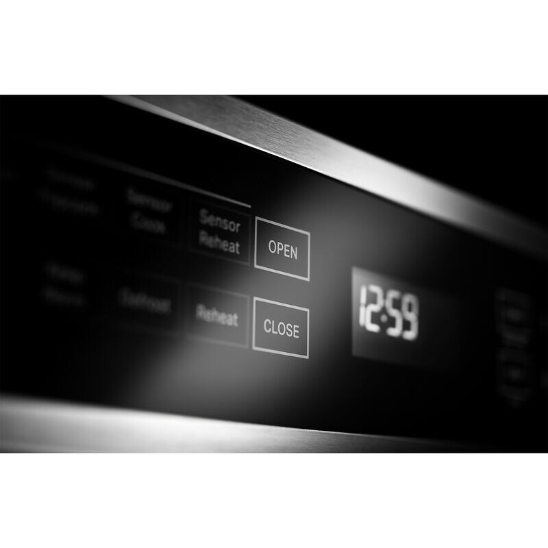 JennAir Noir 24 in. 1.2 cu. ft. 950W Drawer Microwave with Sensor Cooking - Floating Glass Black, , hires