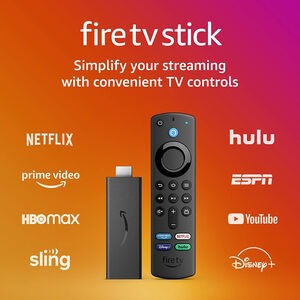 Fire TV Stick 4K (2021) with Alexa Voice Remote (includes TV  controls)