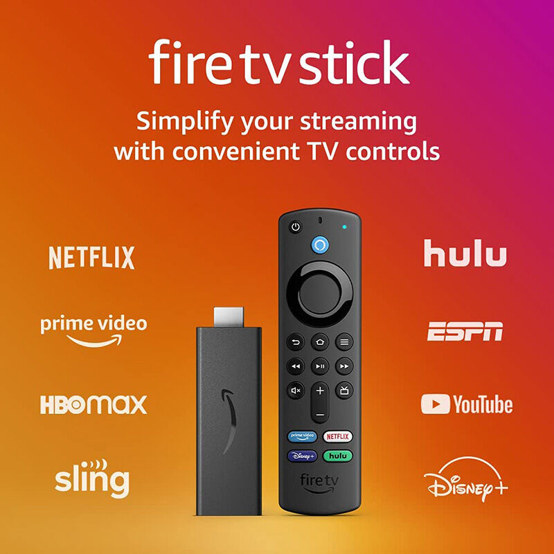 Fire TV Stick with Alexa Voice Remote (includes TV controls), Dolby  Atmos audio - 2020 release