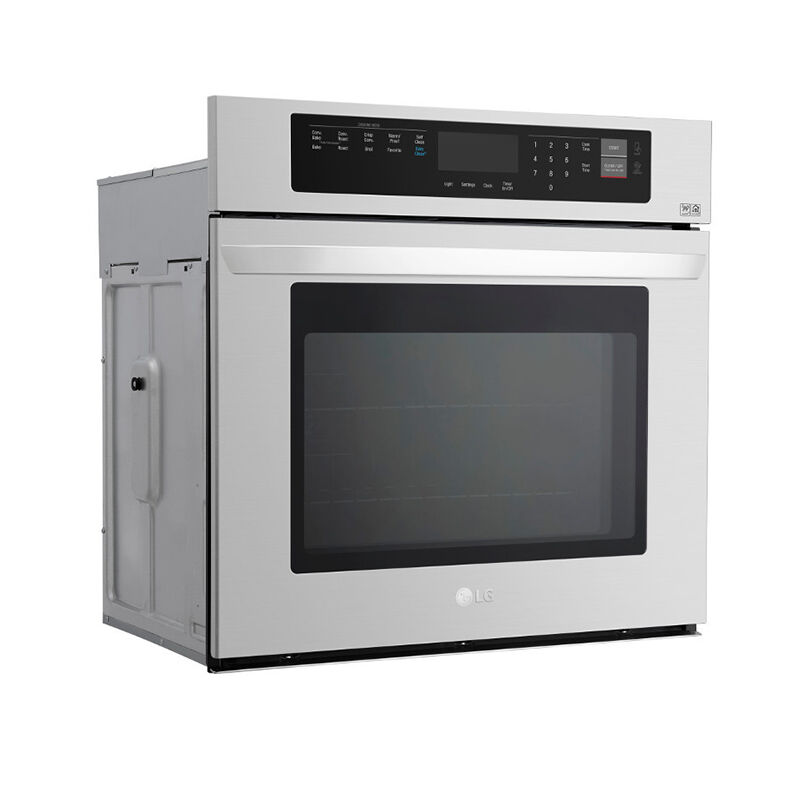 Lg 30 4 7 Cu Ft Electric Wall Oven With Standard Convection Self Clean Stainless Steel P C Richard Son - Best 30 Single Electric Wall Oven