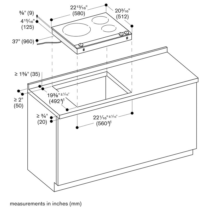 Gaggenau Vario 200 Series 24 in. 3-Burner Induction Cooktop with Power Burner - Black, , hires
