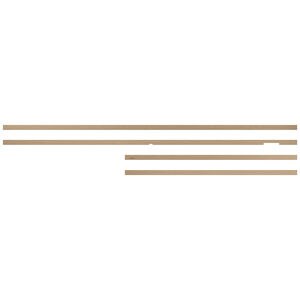 Samsung Frame 65" Customizable Bezel - Modern Teak Compatible with Samsung 2025 65" Frame and 2025 Frame Pro TVs, , hires