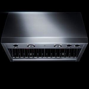 JennAir Pro-Style 30 in. Ducted Canopy Pro Style Style Range Hood with 600 CFM, 4 Fan Speeds & 2 Halogen Lights - Stainless Steel, , hires