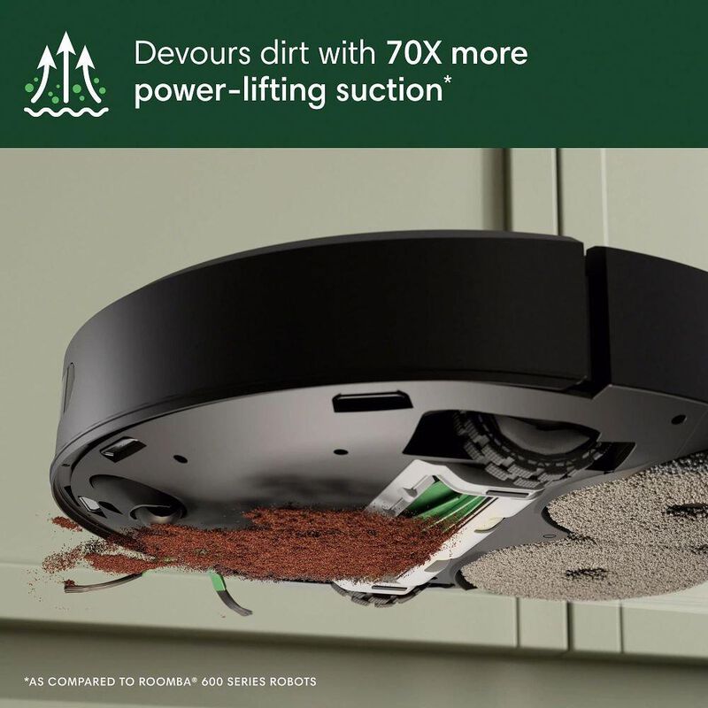 iRobot Roomba Plus 405 Wi-Fi Connected Auto-Empty Robotic Vacuum/Mop Combo with Voice Control & Cleaning Station, , hires