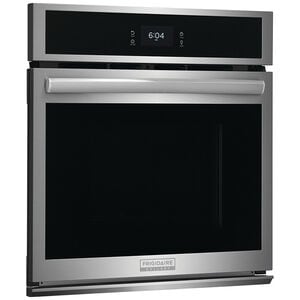 Frigidaire Gallery 27 in. 3.8 cu. ft. Steam Electric Single Wall Oven with True European Convection - Stainless Steel, Stainless Steel, hires