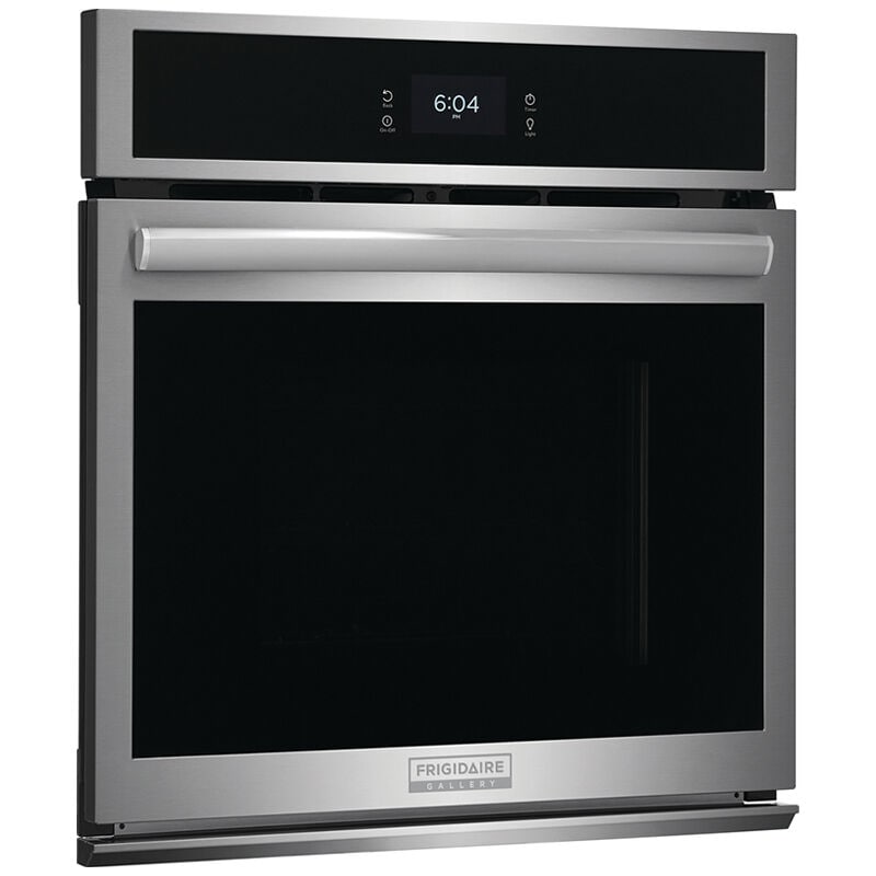 Frigidaire Gallery 27 in. 3.8 cu. ft. Steam Electric Single Wall Oven with True European Convection - Stainless Steel, Stainless Steel, hires