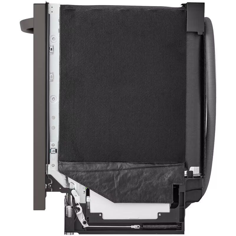 LG 24 in. Top Control Smart Dishwasher with 42 dBa Sound Level & 3rd-Rack - Black Stainless, Black Stainless, hires