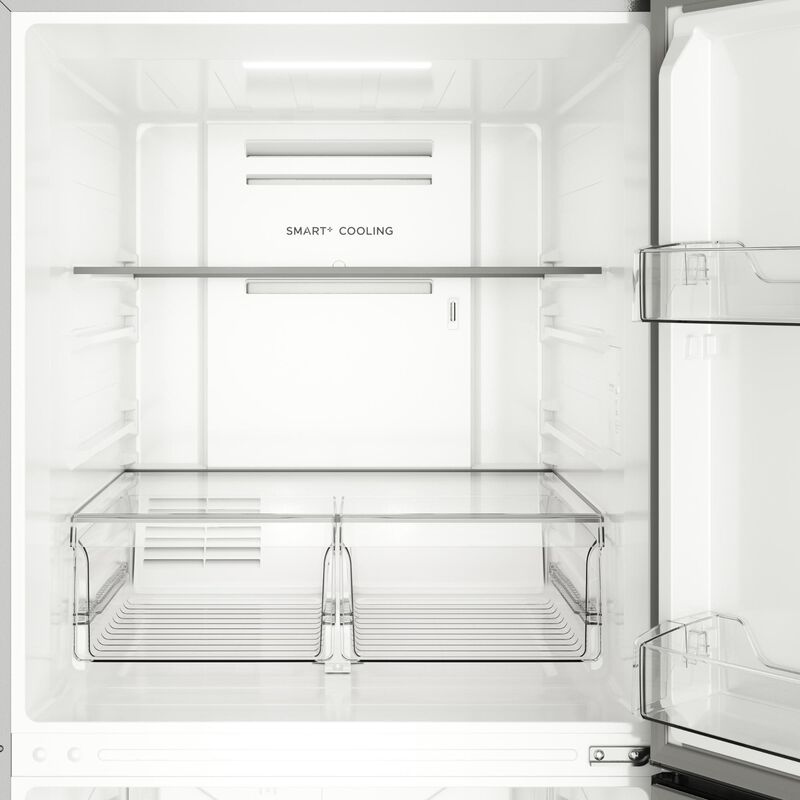 Midea 30 in. 20.0 cu. ft. Garage-Ready Automatic Smart 4-Drawers Upright Freezer with Adjustable Shelves - Stainless Steel, Stainless Steel, hires