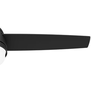 Hunter Midtown 48 in. Ceiling Fan with LED Light Kit and Handheld Remote - Matte Black, Matte Black, hires