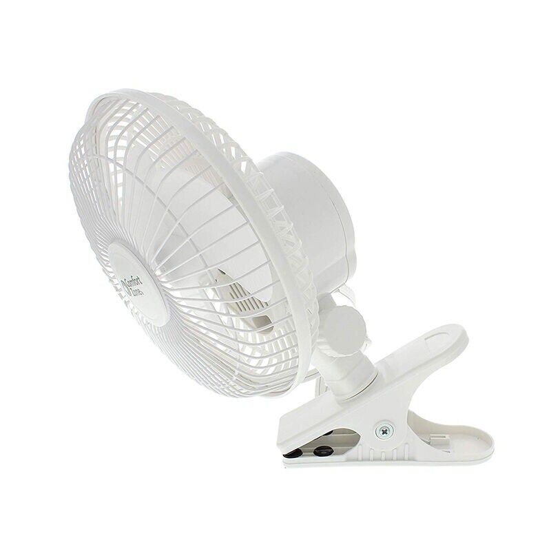 Comfort Zone Clip Fan - White, , hires