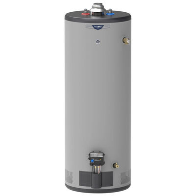 GE RealMax Platinum LP Gas 50 Gallon Tall Water Heater with 12-Year Parts Warranty | GP50T12BXR