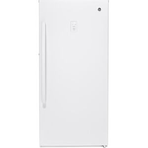 GE 28" 14.1 Cu. Ft. Upright Freezer with Digital Control - White, , hires