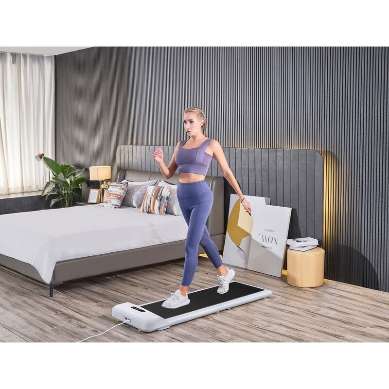 King Smith Walking Pad C2 Foldable Under Desk Treadmill -White, , hires