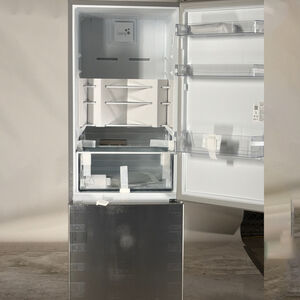 Blomberg 24 in. 11.4 cu. ft. Counter Depth Bottom Freezer Refrigerator - Stainless Steel (Open Box Excellent Condition), , hires