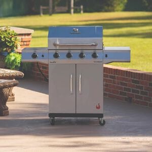 Char-Broil 4-Burner LP Gas Grill with Electronic Ignition & Side Burner - Stainless Steel, , hires