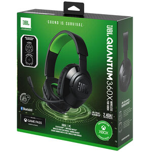 JBL Quantum 360X Wireless Over-Ear Gaming Headset with Detachable Boom Mic - Black, , hires