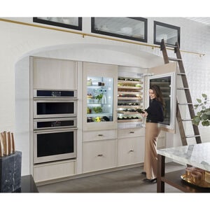 Monogram 30 in. 14.6 cu. ft. Built-In Counter Depth Bottom Freezer Refrigerator with Ice Maker - Custom Panel Ready, , hires