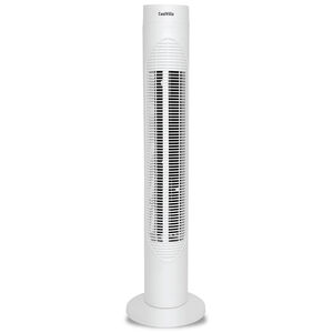 CoolVia 32 in. Oscillating Tower Fan with 3 Speed Settings - White, , hires