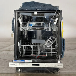 Bosch 800 Series 24 in. Top Control Smart Dishwasher with 42 dBa Sound Level, 3rd-Rack, CrystalDry & Pocket - Stainless Steel (Open Box Excellent Condition), , hires