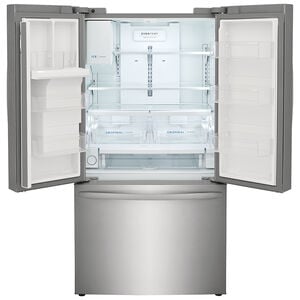 Frigidaire 36 in. 22.6 cu. ft. Counter Depth French Door Refrigerator with Ice & Water Dispenser - Stainless Steel, , hires