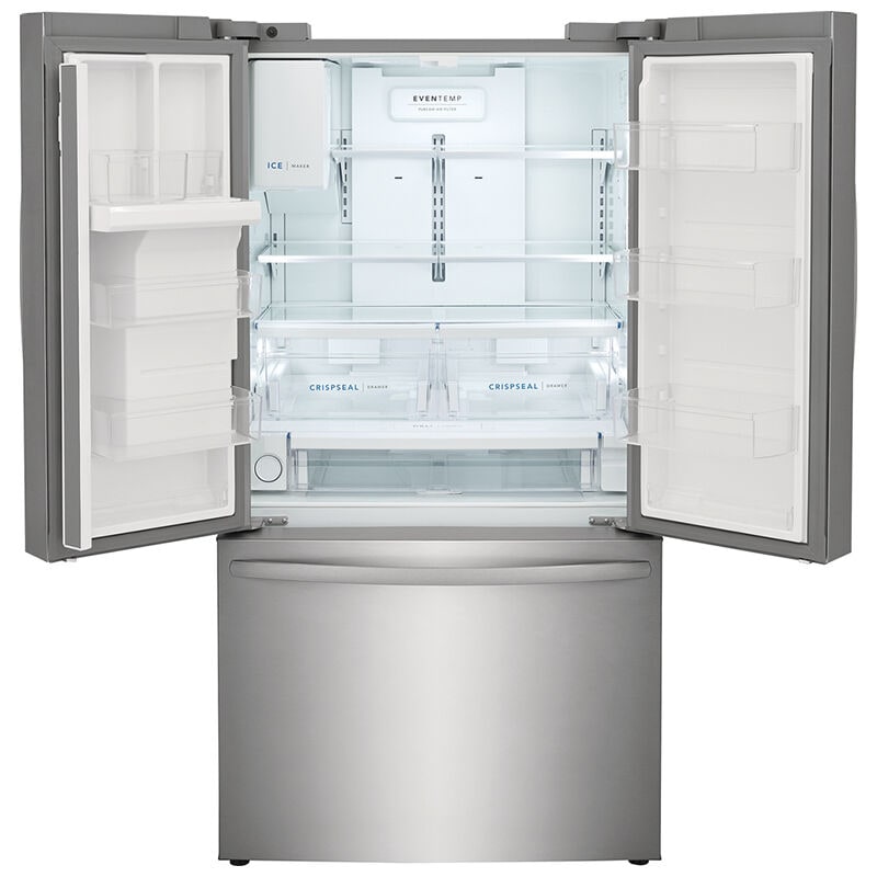 Frigidaire 36 in. 22.6 cu. ft. Counter Depth French Door Refrigerator with Ice & Water Dispenser - Stainless Steel, , hires