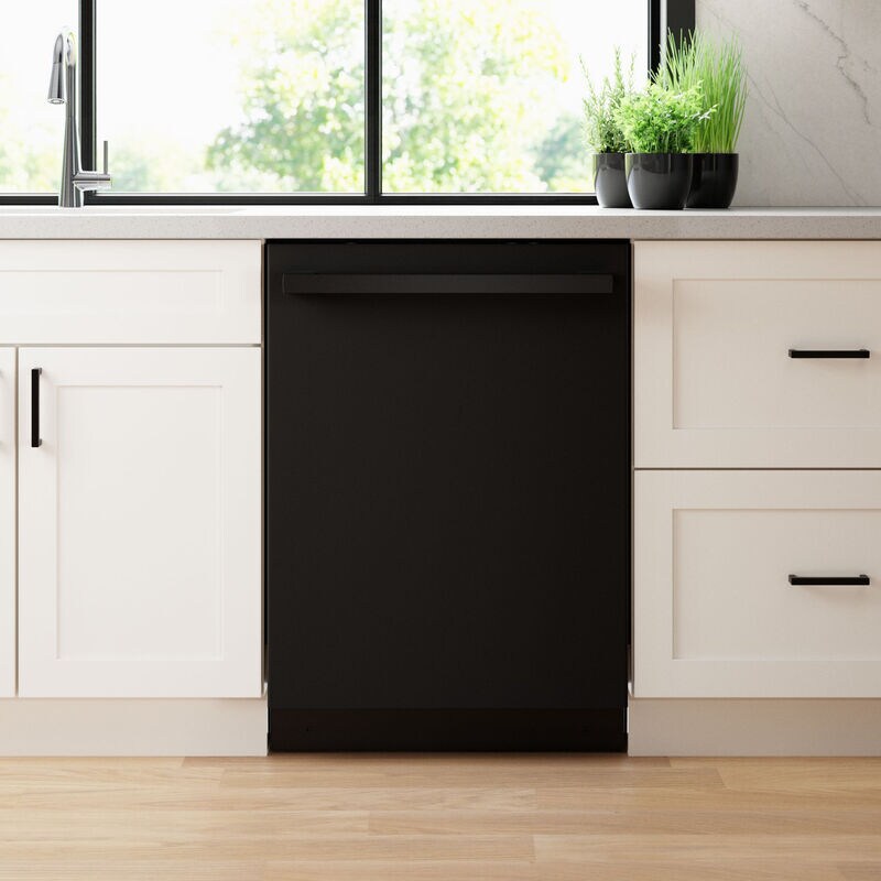 Bosch 800 Series 24 in. Top Control Smart Dishwasher with 42 dBa Sound Level, 3rd-Rack & CrystalDry - Black, Black, hires