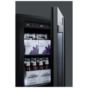 Summit Classic Collection 18 in. 2.9 cu. ft. Built-In/Freestanding Beverage Center with Adjustable Shelves & Digital Control - Stainless Steel, , hires