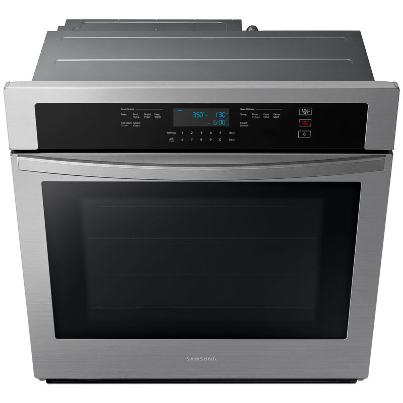 Samsung 30 in. 5.1 Cu. Ft. Electric Smart Wall Oven with Self Clean - Stainless Steel, Stainless Steel, hires