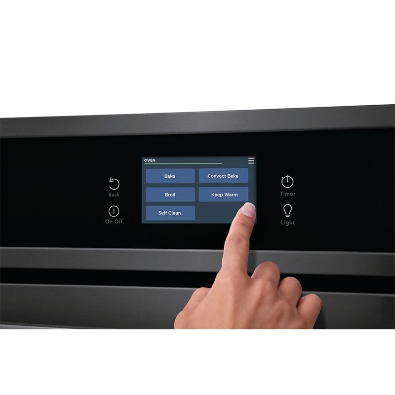 Frigidaire 30 in. 5.3 cu. ft. Electric Single Wall Oven with Standard Convection - Black Stainless, Black Stainless, hires