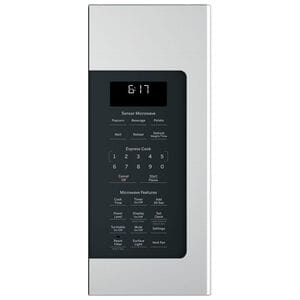 GE 30 in. 1.7 cu. ft. 1000W Over-the-Range Microwave with 300 CFM & Sensor Cooking - Stainless Steel, Stainless Steel, hires